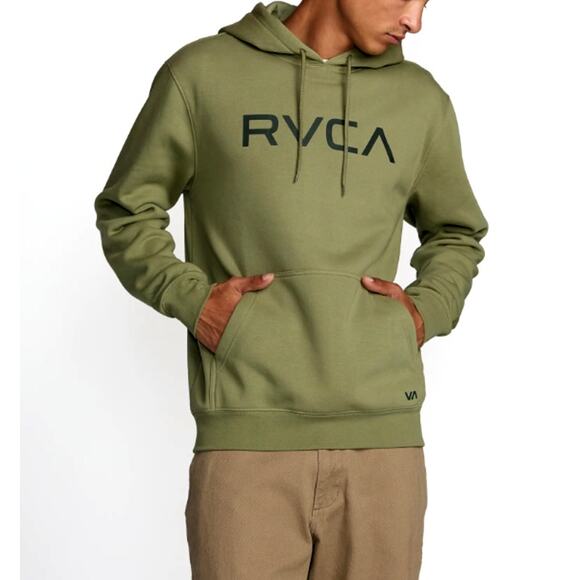 RVCA Men's Ranger Green Big Hoodie Size XL - Picture 1 of 10